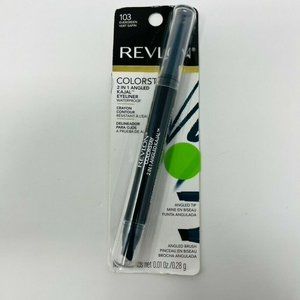 Revlon Colorstay 2-in-1 Angled Kajal Waterproof Eyeliner #103 Evergreen .01 oz.